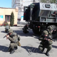Нацгвардійці відбили напад на КПП і штаб