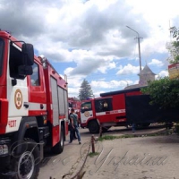Біля замку Любарта горіла підстанція