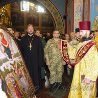 Освятили ікону Пресвятої Богородиці «воїнської»