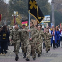 Прямували містом маршовою колоною