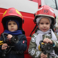 На пожежному авто - до… дитсадка