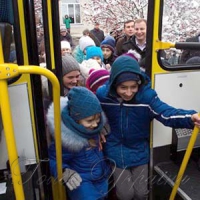 Новенький автобус одразу випробували