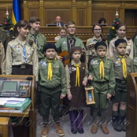 У Верховній Раді запалав Вифлеємський вогонь миру