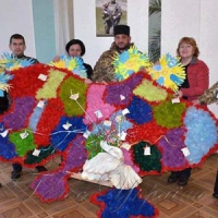 Передали в музей мапу з тканини