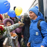Зустріч чемпіона стала справжнім святом