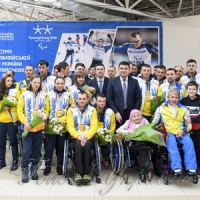 Зустріли героїв Паралімпіади!