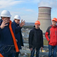 Завершальну екскурсію «Ядерної школи РАЕС» провели на висоті