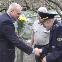 Ветеран-машиніст зустрів сто третю весну