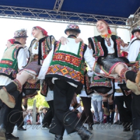 У центрі Полтави зіграли гуцульське весілля
