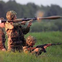 «Гібриди»  гатять з мінометів