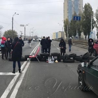 Темний «привіт» від забудовника Войцехівського заблокував трасу