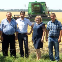 На обжинках у фермерському господарстві Володимира Івашини