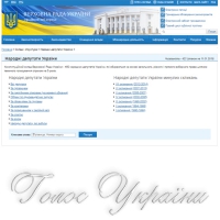 СПИСОК народних депутатів України восьмого скликання...