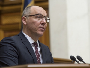 Виступ Голови Верховної Ради України Андрія Парубія на засіданні у зв’язку з п’ятою річницею від початку збройної агресії Російської Федерації проти України