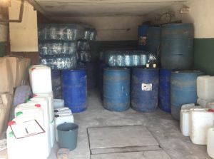 Фальсифікований коньяк збували тисячами літрів