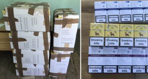 У 885000 грн оцінили партію контрафактних цигарок