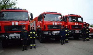 Вогнеборці отримали пожежні МАЗи