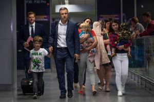Малеча вже у бабусі
