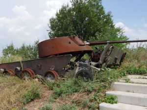 У прифронтовій Авдіївці відзначили п’яту річницю визволення