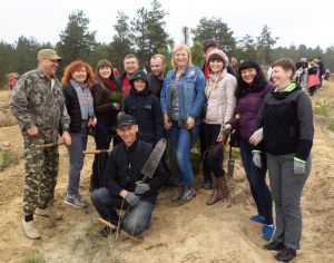 На Херсонщині ліс висаджують...  податківці