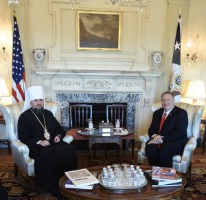 Глава ПЦУ розповів у США про утиски церкви на окупованому Донбасі і в Криму