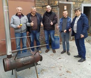 Бійців зігріють удосконалені «буржуйки»