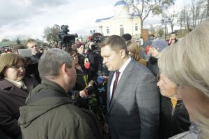 У Прилуках прощання з Денисом Чаленко перетворилося на мітинг