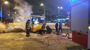 У Києві стався масштабний порив тепломережі