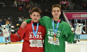 Хокей. Перші наші медалі юнацької Олімпіади