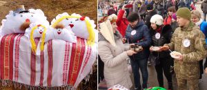 Прифронтова Попасна знову пригощала варениками