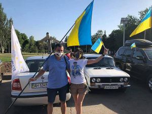 Донеччина: Автопробіг на вшанування подвигу визволителів