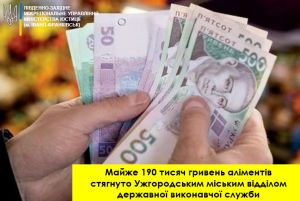 Закарпаття: Сплатив одразу 190 тисяч гривень аліментів