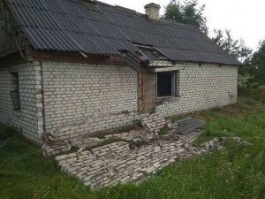 Волинь: Кульова блискавка вибрала найбіднішу хату
