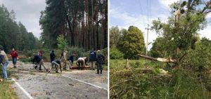 Ліквідують наслідки негоди
