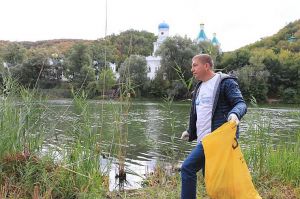 Донеччина: Розчистили узбережжя Сіверського Дінця