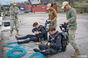 Стартував перший етап спорудження причалів для бойових кораблів ВМСУ