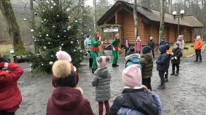 Волинь: Лісова хатинка,  де живе Санта