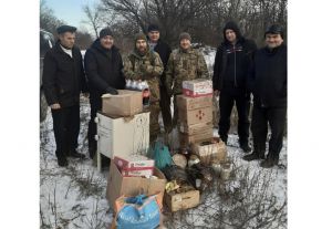 Рівне: Завітали  і до бійця-депутата