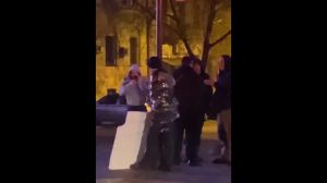 В Одесі злодія примотали скотчем до стовпа