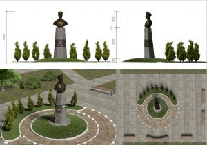 До Дня вишиванки Василь Вишиваний постане в бронзі