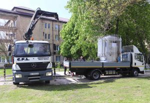 Полтавщина: У лікарні міста Зіньків кисень подаватимуть безперебійно