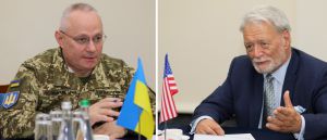 Головнокомандувач ЗСУ генерал-полковник Руслан Хомчак зустрівся з президентом фонду «Потомак» доктором Філіпом Карбером