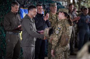 Володимир Зеленський: «Надихаюся героїзмом українських військових на передовій»