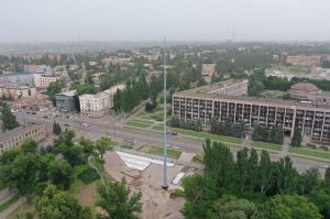 Дніпропетровщина: Для прапора встановили величезний флагшток