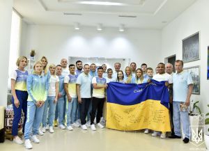 З надією на успіхи олімпійців України!