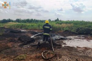 Чернігівщина: Горить торфовище