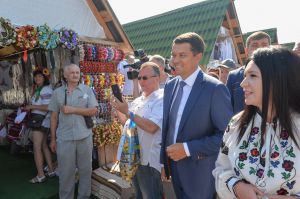 Дмитро Разумков: «Завдяки проведенню таких заходів, як Сорочинський ярмарок, вдалося зберегти українські традиції»