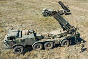 Тренування реактивної артилерії