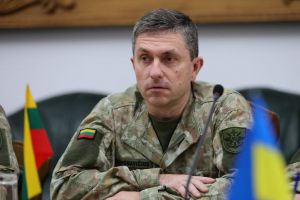 Генерал-лейтенант Сергій Шаптала зустрівся з бригадним генералом Міндаугасом Степонявічусом