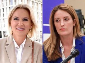 Олена Кондратюк привітала Роберту Мецолу з обранням на посаду Президента Європейського парламенту
